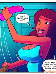 Big tits, banging and lots of cum in the world of porn comics