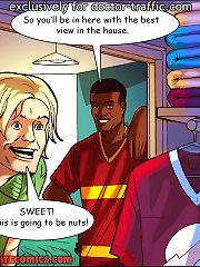 I got an idea on interracial cartoon porn, why dont you hide in my closet