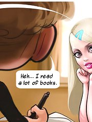 Soul breaker blonde in totally free adult comics having to eat the lady's schoolmate together with her carnality eyes