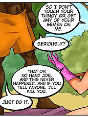 Booby redhead hottie enjoys interracial cartoon porno on the beach