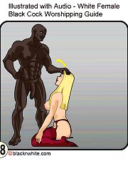 Black cock worship - How to swallow all cum load interracial sex guide