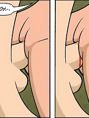 Kim Possible porn cartoons with painful bloody defloration of virgin Kim pussy